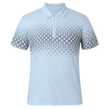 Mens Casual Printed Golf Shirt   Summer Streetwear 1 | PricZone