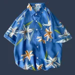 Goose Print Mens Hawaiian Beach Shirt 5 | PricZone