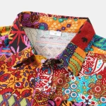Mens Casual Hawaiian Printed Short Sleeve Shirt 4 | PricZone