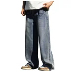 Mens Vintage Baggy Retro Washed Workwear Jeans 4 | PricZone