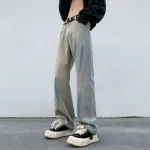 Mens Straight Leg Relaxed Fit Jeans Comfort Stretch 2 | PricZone