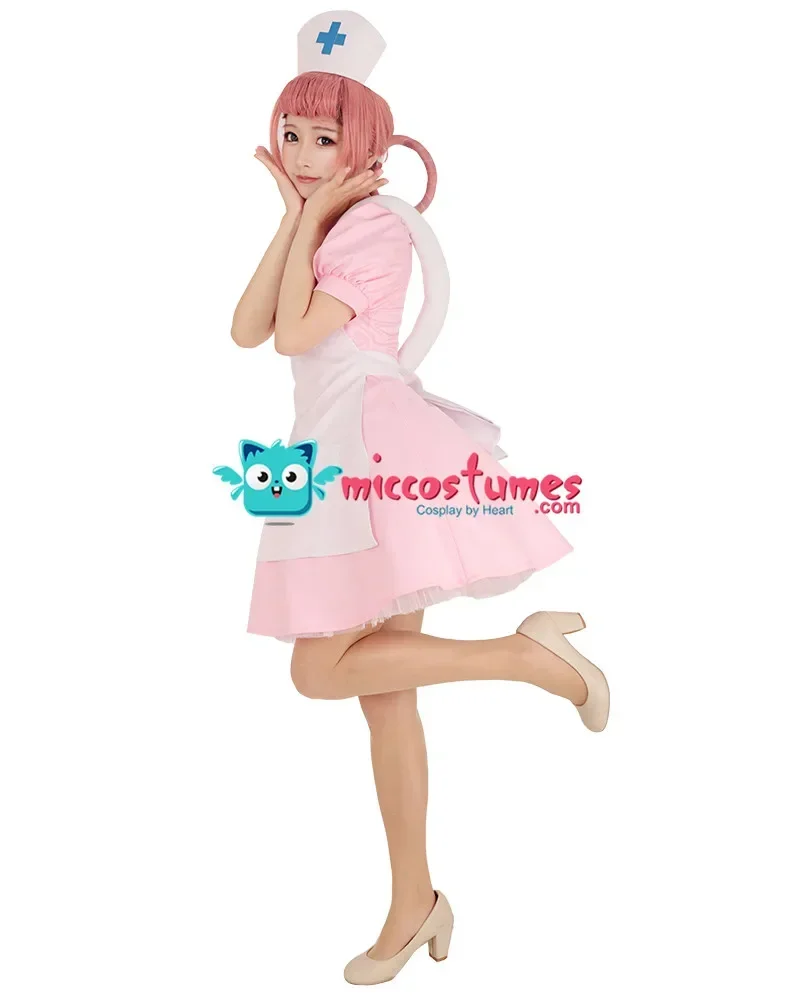 Pink Nurse Cosplay Costume with Hat 3 | PricZone Pink Nurse Cosplay Costume with Hat 3 | PricZone