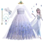 Disney Frozen 2 Cosplay Costumes for Girls Anna Elsa Princess Snow Queen Long Dresses Halloween Party Carnival Clothes Vestido 1 | PricZone Disney Frozen 2 Cosplay Costumes for Girls Anna Elsa Princess Snow Queen Long Dresses Halloween Party Carnival Clothes Vestido 1 | PricZone