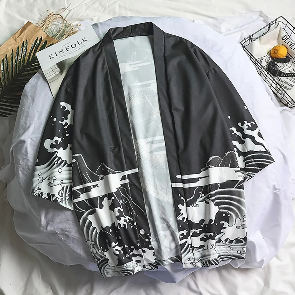 Mens Oversized Kimono Shirt Fashion Cardigan 4 | PricZone Mens Oversized Kimono Shirt Fashion Cardigan 4 | PricZone