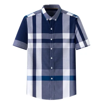Mens Plaid Check Pocket Casual Shirt 1 | PricZone