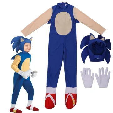 Sonic Cosplay Jumpsuit Lightning Hedgehog 2 | PricZone