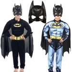 Boys Bat Man Superhero Fancy Black Outfit 1 | PricZone