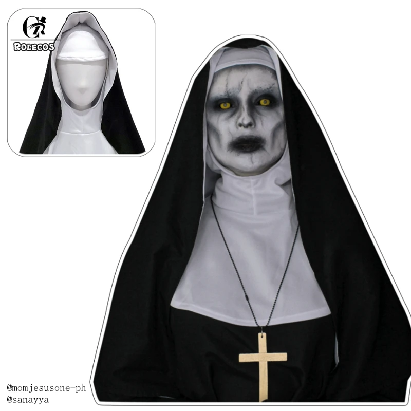 ROLECOS The Nun Cosplay Costume Horror Halloween 4 | PricZone ROLECOS The Nun Cosplay Costume Horror Halloween 4 | PricZone