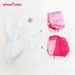 Peach Cosplay Costume Pink Dress Gloves 6 | PricZone