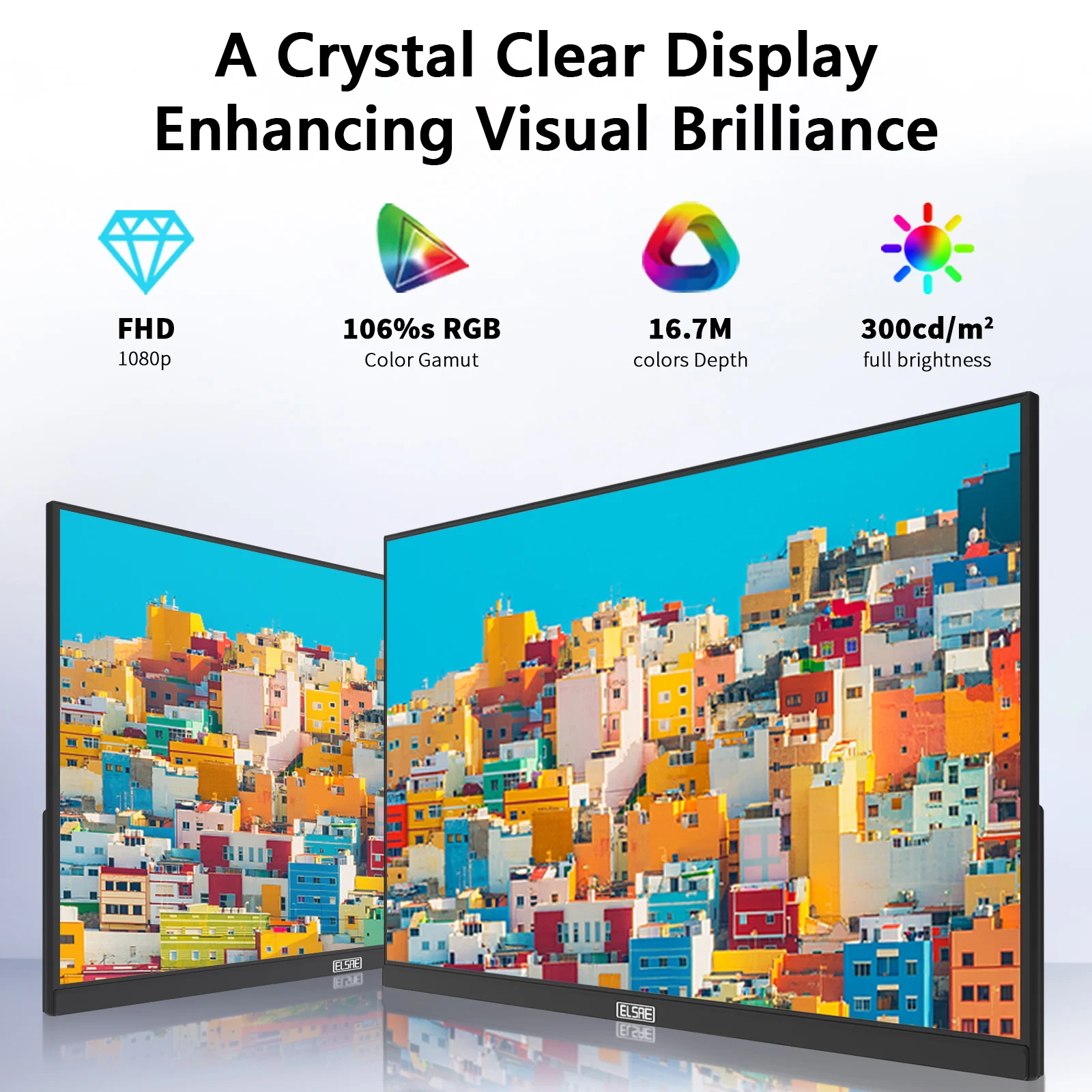 ELSAE 24 Inch 100Hz HDR IPS PC Monitor Frameless 3 | PricZone ELSAE 24 Inch 100Hz HDR IPS PC Monitor Frameless 3 | PricZone