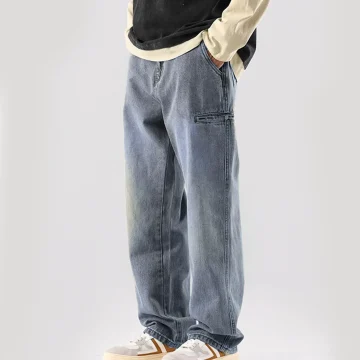 Mens Vintage Denim Baggy Skate Jeans Y2K 2 | PricZone