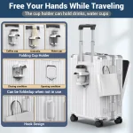 AirlineApproved 22 Inch Carry On Suitcase White 2 | PricZone Airline Approved 22 Inch Carry On Suitcase White 2 | PricZone