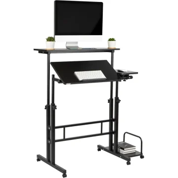 Adjustable Portable Laptop Desk Black 38x2125x4525 1 | PricZone