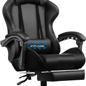 Ergonomic Gaming Chair with Footrest and Lumbar Support 1 | PricZone