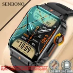 SENBONO 195 inch Smartwatch with HD Screen  Bluetooth 1 | PricZone