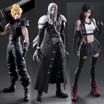 Final Fantasy Play Arts Figures   Sephiroth Cloud  Tifa 1 | PricZone