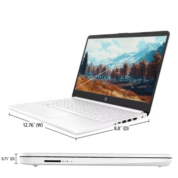 HP 14 inch Business Laptop 16GB RAM 320GB White 2 | PricZone