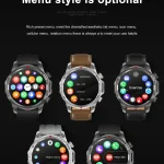 High End Mens Bluetooth Smartwatch with GPS  Flashlight 6 | PricZone