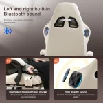 GTPLAYER Gaming Chair with Bluetooth Speakers and Footrest 2 | PricZone