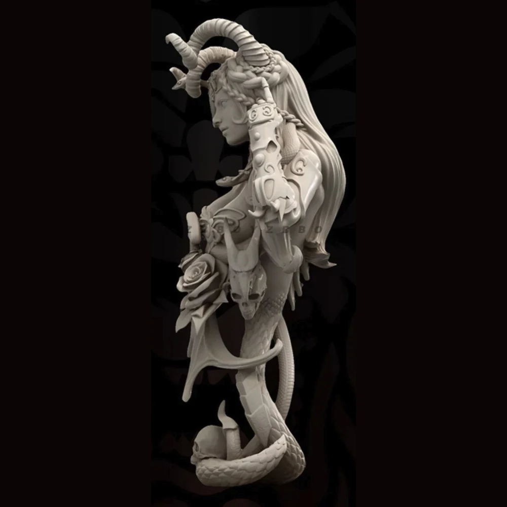 Love and Hate Horned Magic Girl Resin Model Bust 110 3 | PricZone Love and Hate Horned Magic Girl Resin Model Bust 110 3 | PricZone