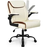 Adjustable Ergonomic Office Chair Mid Back PU Leather 1 | PricZone Adjustable Ergonomic Office Chair Mid Back PU Leather 1 | PricZone