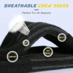 Middle Length Striped Socks   6 Pairs 3 | PricZone