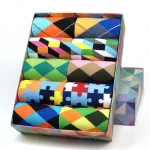 Colorful Pattern Crew Dress Socks 5 Pairs 1 | PricZone
