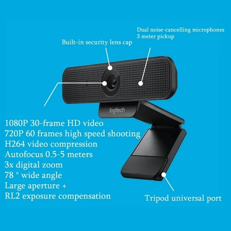 Logitech C925e 1080p HD Webcam with Autofocus USB Cam 4 | PricZone Logitech C925e 1080p HD Webcam with Autofocus USB Cam 4 | PricZone