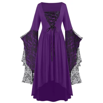 Plus Size Vintage Gothic Witch Dress for Women 2 | PricZone