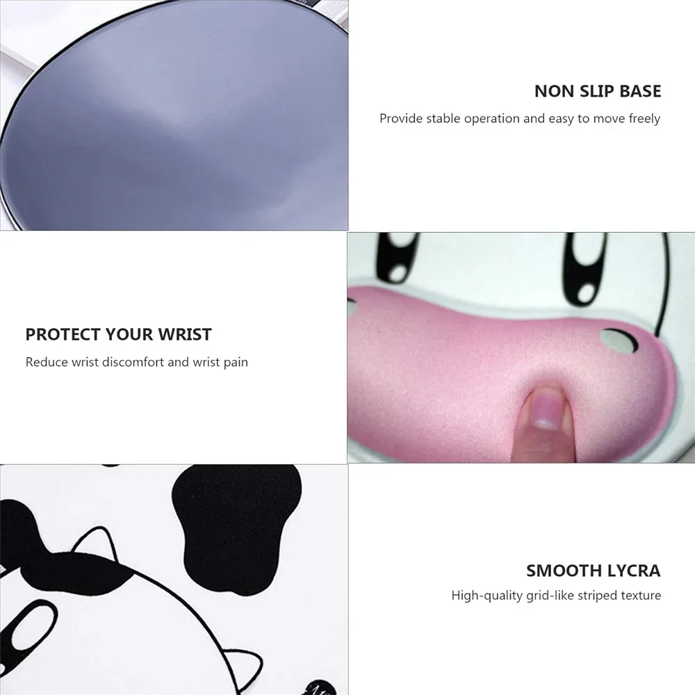 Cow Mouse Pad with Wrist Support Ergonomic Design 4 | PricZone Cow Mouse Pad with Wrist Support Ergonomic Design 4 | PricZone