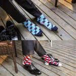 Colorful Pattern Crew Dress Socks 5 Pairs 5 | PricZone