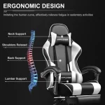 GTPLAYER Gaming Chair with Footrest and Lumbar Support 3 | PricZone GTPLAYER Gaming Chair with Footrest and Lumbar Support 3 | PricZone