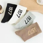 Hip Hop Alphabet Skateboard Socks 4 Pairs 6 | PricZone Hip Hop Alphabet Skateboard Socks 4 Pairs 6 | PricZone