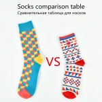 Colorful Pattern Crew Dress Socks 5 Pairs 3 | PricZone