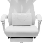 Ergonomic Gaming Chair with Footrest Mesh Back White 1 | PricZone Ergonomic Gaming Chair with Footrest Mesh Back White 1 | PricZone
