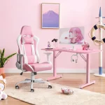 Kawaii Pink Gaming Chair for Girls   Ergonomic High Back 2 | PricZone