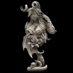 Love and Hate Horned Magic Girl Resin Model Bust 110 2 | PricZone Love and Hate Horned Magic Girl Resin Model Bust 110 2 | PricZone