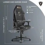 Gaming Chair Ergonomic PC Game Chair  Lumbar Support Headrest 4D Armrests Computer Chair Big and Tall Comfortable Large 1 | PricZone