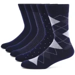Mens Large Argyle Crew Socks   5 Pairs 1 | PricZone