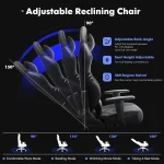 Big and Tall Gaming Chair with Footrest 350lbs 5 | PricZone Big and Tall Gaming Chair with Footrest 350lbs 5 | PricZone