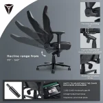 Gaming Chair Ergonomic PC Game Chair  Lumbar Support Headrest 4D Armrests Computer Chair Big and Tall Comfortable Large 3 | PricZone