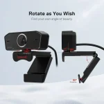 Redragon GW800 1080P Webcam with Dual Microphone  360 Rotation 6 | PricZone