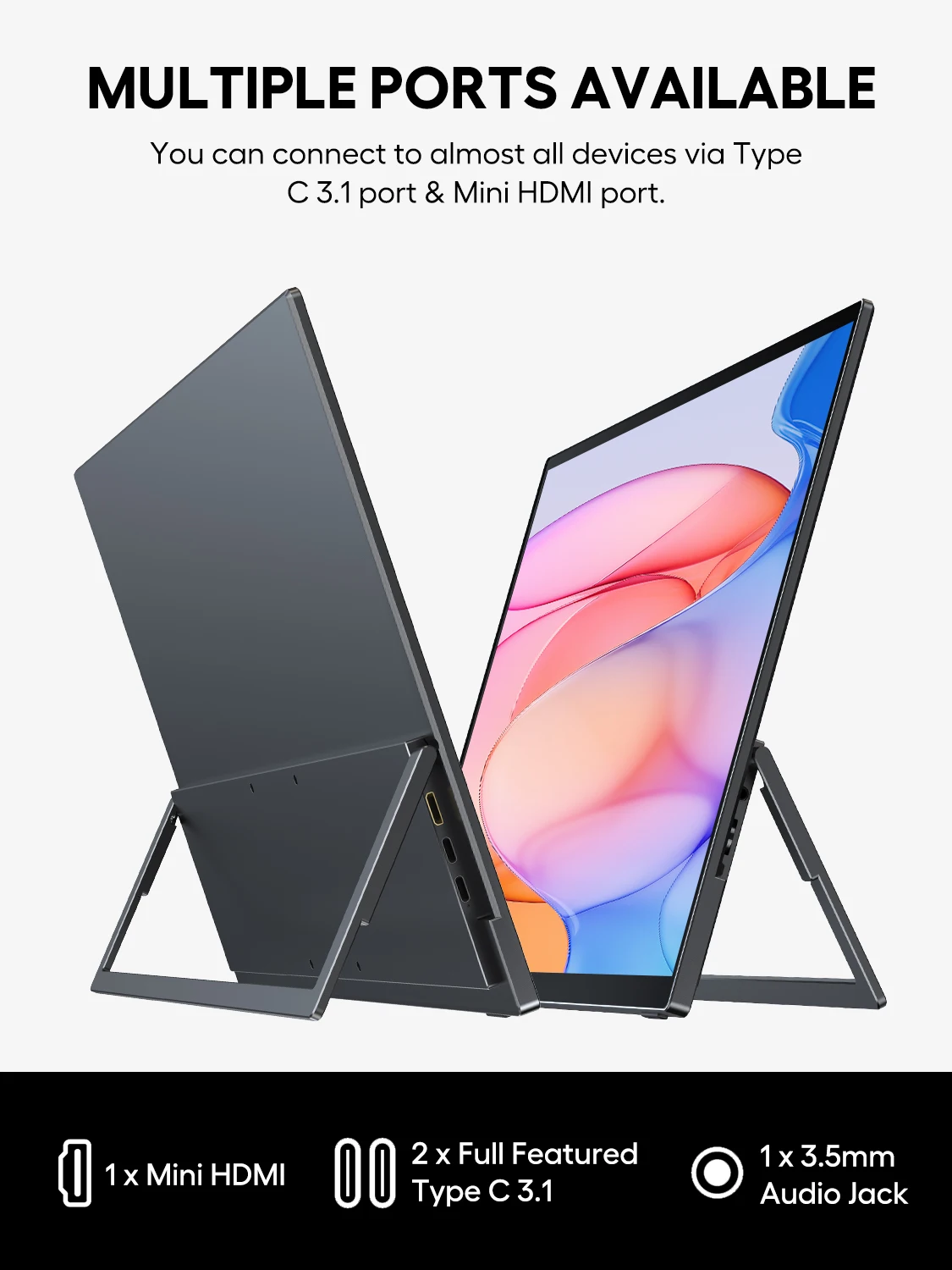 UPERFECT 185Inch 120Hz Portable Touchscreen Monitor 6 | PricZone UPERFECT 185 Inch 120Hz Portable Touchscreen Monitor 6 | PricZone