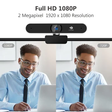 Z-EDGE ZW511 1080P HD Auto Focus Webcam for PC 1