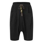 Casual Cotton Cropped Sweatpants   Loose Fit 5 | PricZone