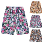Loose Floral Beach Shorts   Vacation Casual Board Shorts 4 | PricZone