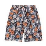 Loose Floral Beach Shorts   Vacation Casual Board Shorts 2 | PricZone