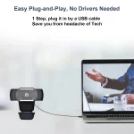 HD Webcam with Mic for Video Calls  Streaming 1080P 4 | PricZone