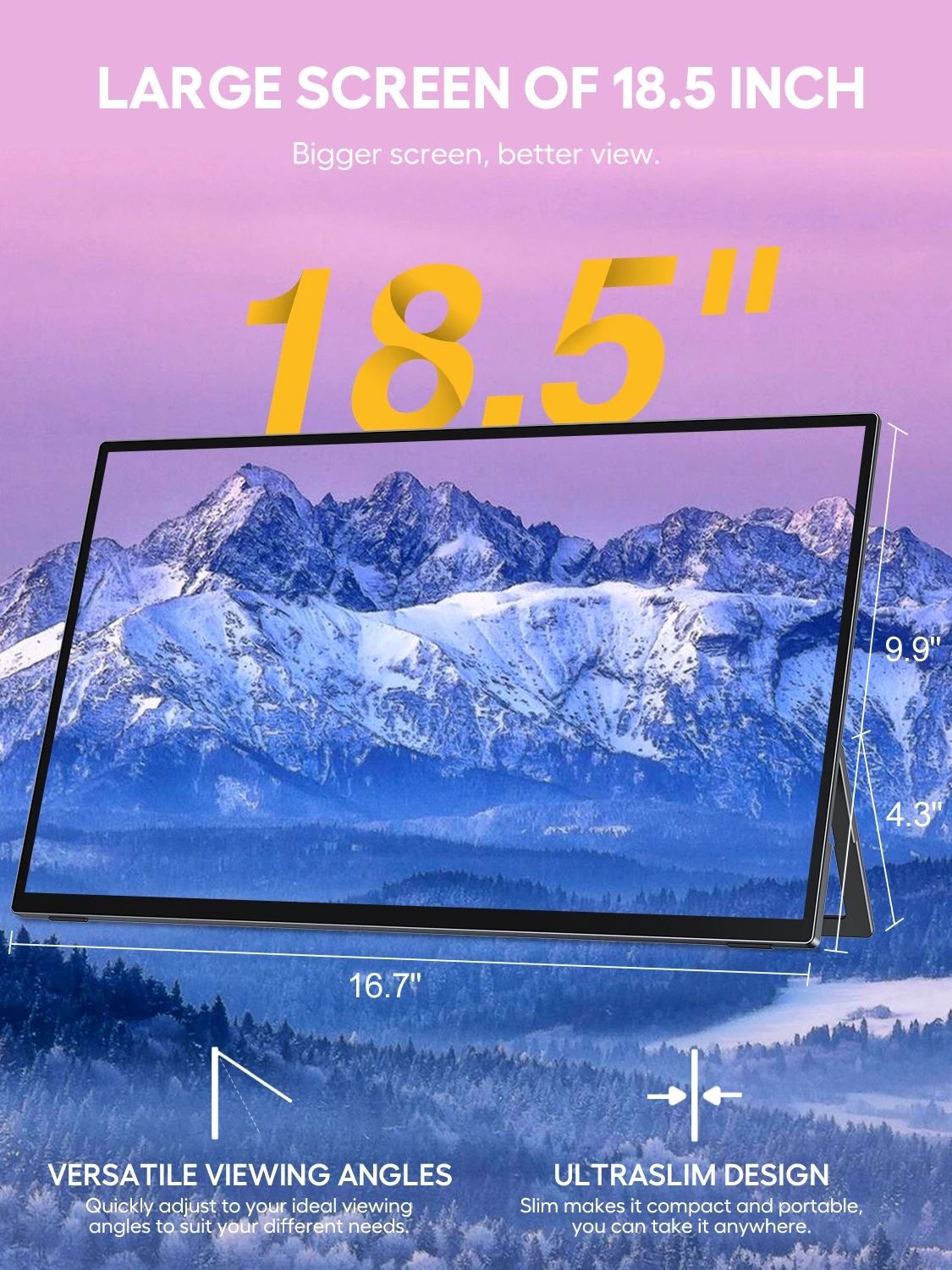 UPERFECT 185Inch 120Hz Portable Touchscreen Monitor 3 | PricZone UPERFECT 185 Inch 120Hz Portable Touchscreen Monitor 3 | PricZone