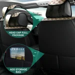 Universal PU Leather Car Seat Covers   5 Seats Anti Scratch 3 | PricZone